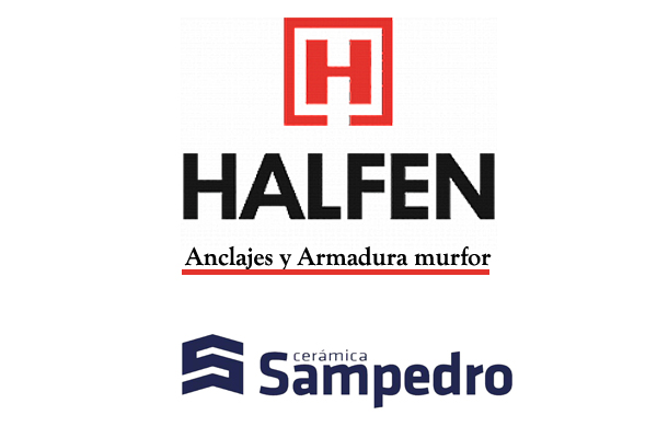 Cerámica Sampedro  y Halfen firman acuerdo comercial para la distribución de Fijaciones de fachada de ladrillo y armadura Murfor